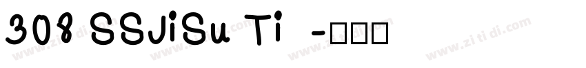 308 SSJiSu Ti字体转换